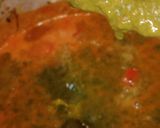 A picture of step 3 of Moong dal palak.