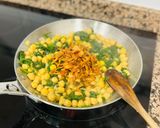 Foto del paso 3 de la receta: Carbonara de Garbanzos con Espinacas 🍃🍃 🥓🥓 🧀🧀