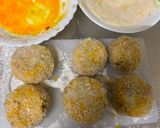 A picture of step 5 of Pumpkin Croquettes.