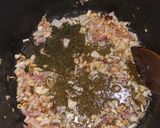 A picture of step 2 of Mexican rice.
