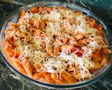 Paradicsomos-csirkés penne 🍅 recept fázis 3 fotója