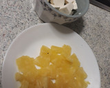 Foto del paso 1 de la receta: Ensalada de espinacas frescas y piña
