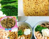 Hình bước làm 1 của món Mì tốp mỡ
