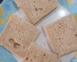 A picture of step 4 of Healthy Vegetable Sandwich with Homemade CHEESE spreads.