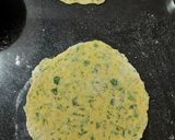 A picture of step 2 of Methi Thepla.