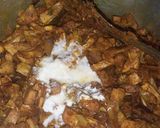 A picture of step 4 of Kathal do pyaaza.