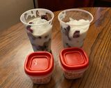 A picture of step 1 of Parfaits.