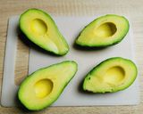 Une image de l'étape 1 de Burgers Avocat/Saumon.