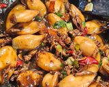 Foto langkah ke 5 dari resep Cumi lada hitam.