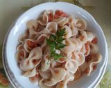 Foto del paso 3 de la receta: Corbatas con tomate ajo y albahaca en 3 pasos
