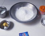 A picture of step 1 of Donuts.