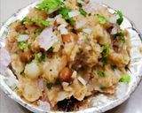 A picture of step 3 of PANIPURI /SPHERICAL CRISPY DISH FILLED WITH SPICY WATER.
