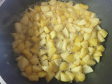 Pasteles de manzana y canela, masa sin gluten