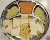 A picture of step 3 of Masala dosa.