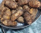 A picture of step 1 of Masala arbi.