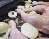Une image de l'étape 9 de Cuisses de poulet au four.