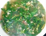 Hình bước làm 3 của món Canh rau dền cơm nấu tép khô