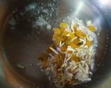 A picture of step 1 of Chana Halwa Puri.