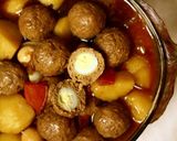 Foto langkah ke 4 dari resep Semur Bola Bola Daging isi Telur Puyuh lezatttt.