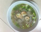 Hình bước làm 7 của món Canh củ sen nấu tôm