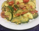 Foto del paso 3 de la receta: Revuelto de Calabacín con Salchichas