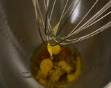 A picture of step 1 of Einkorn maple roll cake.