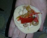 A picture of step 8 of Pizza Buns.
