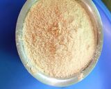 A picture of step 1 of Besan ladoo.