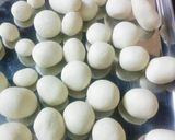 A picture of step 1 of Gulab Jamun.