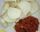 A picture of step 3 of Fried Yam With Sauce.