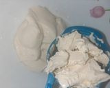 A picture of step 2 of Mayocheese pasta salad.