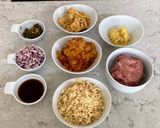 A picture of step 1 of Steamed Bird Shaped Dumplings.