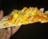 Foto langkah ke 7 dari resep Pizza TefLon Rasa indonesia Toping Orak arik telor😁.