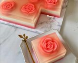 Foto langkah ke 6 dari resep Puding mawar.