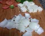 A picture of step 1 of Lahsuni Paneer Tikka.