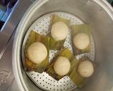 Foto langkah ke 5 dari resep Bakpao No Mixer Isi Unti Pandan.
