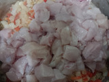Risotto de pollo arroz y azafrán