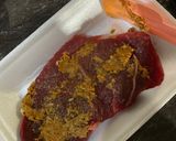 Foto langkah ke 1 dari resep Sirloin Steak murah meriah dengan mushroom souce ala-ala.