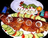 A picture of step 4 of Lahori fried fish.