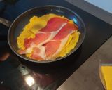 Une image de l'étape 2 de Tortilla aux pommes de terres, cheddar et jambon.