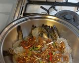 Foto langkah ke 4 dari resep Udang tim jahe & bawang putih.