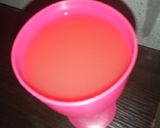 A picture of step 2 of Pineapple and Watermelon Juice.