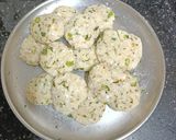 A picture of step 4 of Sago flour wadas (Vrat Special).