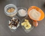 Foto langkah ke 1 dari resep Kue Kering Okara (ampas kedelai) versi Vegan dan non-vegan.