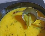 A picture of step 8 of Drumstick Kadhi.