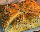 صورة لخطوة 6 من وصفة خبزة محشية خفيفة وبنينة 🥖😋🤤