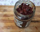 A picture of step 8 of Kerala style beetroot pickle.