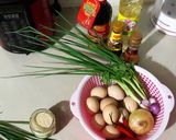 Hình bước làm 1 của món Trứng Ngâm Xì Dầu