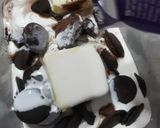 Gambar langkah 4 resipi Kek Batik Chocolate Ganache.