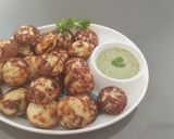 A picture of step 6 of Appe from Idli batter.